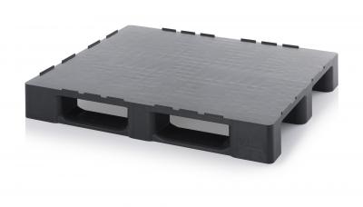 Antistatic ESD Pallets with closed cover 120 x 100 x 15,2 cm (L x W x H) - 666 ESD H 1210